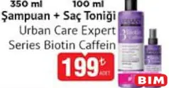 URBAN CARE EXPERT SERİES BİOTİN CAFFEİN ŞAMPUAN 350 ML+ SAÇ TONİĞİ 100 ML